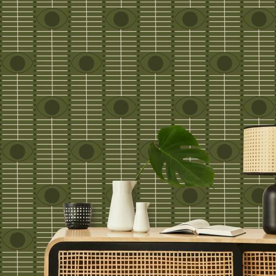 Osidan Papel de parede Olive Oasis