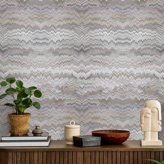 Stonewashed Misty Mauve Gray Wallpaper