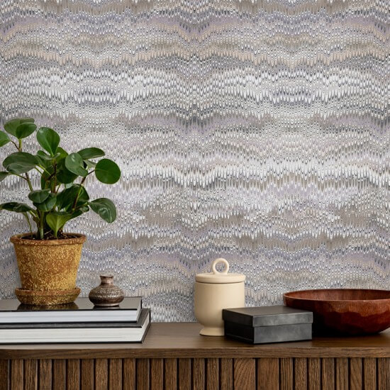 Stonewashed Misty Mauve Gray Wallpaper