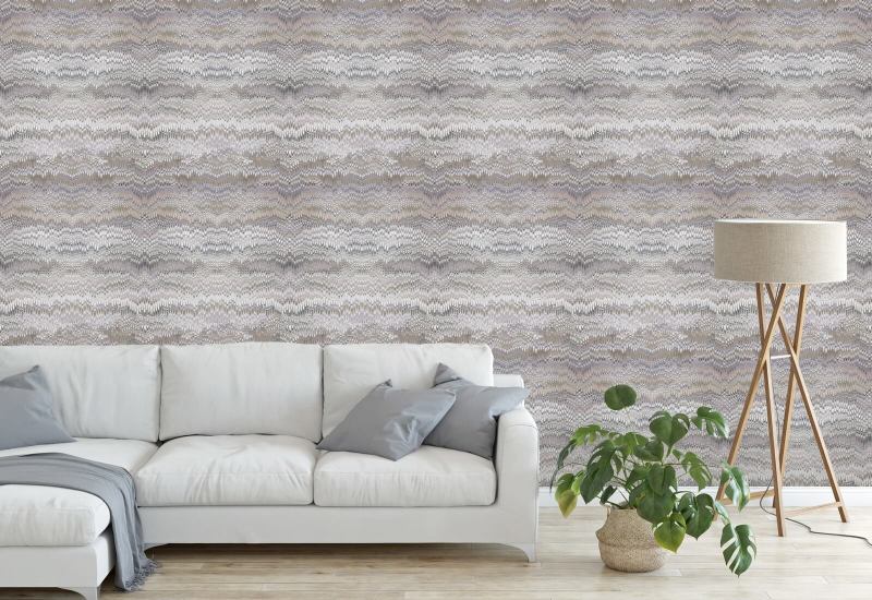 Stonewashed Tapete Misty Mauve Grey