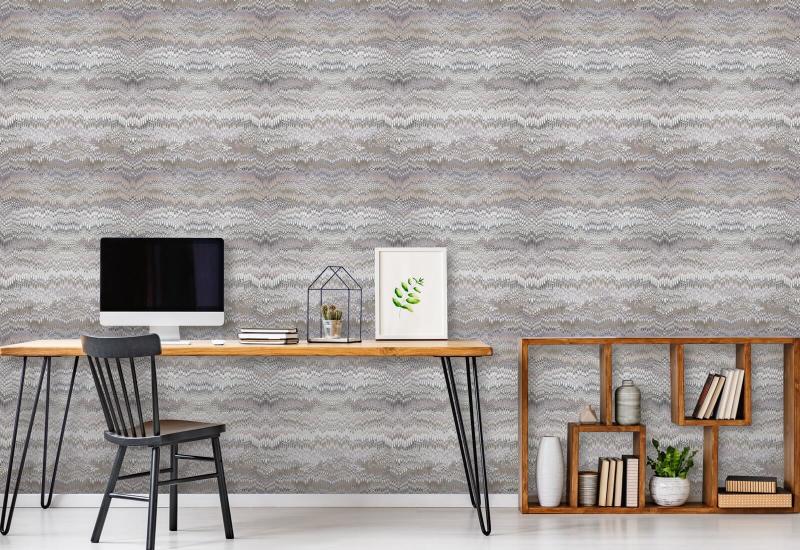 Stonewashed Misty Mauve Gray Wallpaper