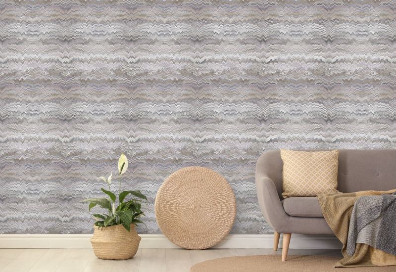 Stonewashed Tapete Misty Mauve Grey