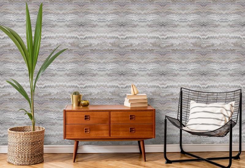 Stonewashed Misty Mauve Gray Wallpaper