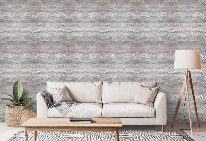 Stonewashed Misty Mauve Gray Wallpaper