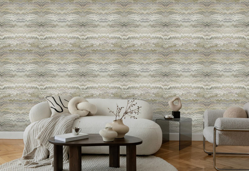 Stonewashed Sage Taupe Wallpaper