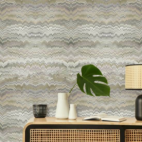 Stonewashed Carta da parati Sage Taupe