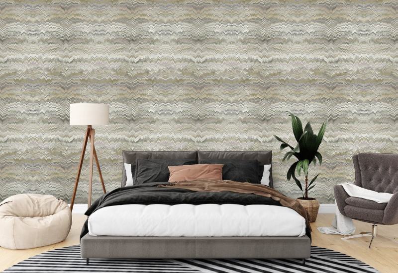 Stonewashed Sage Taupe Wallpaper