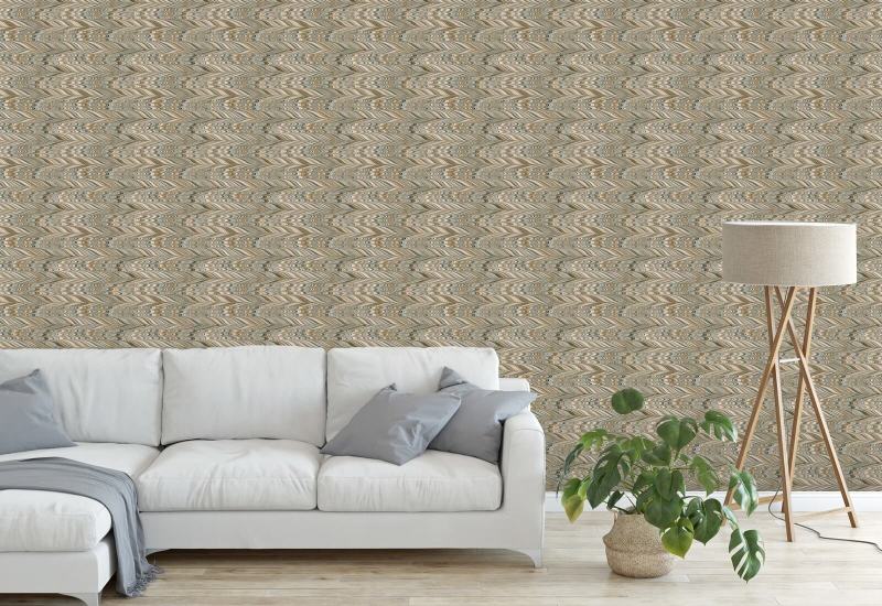 Endpapier Champagner-Beige Tapete