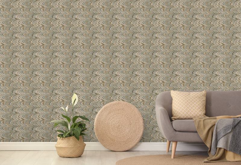 Endpapier Champagner-Beige Tapete
