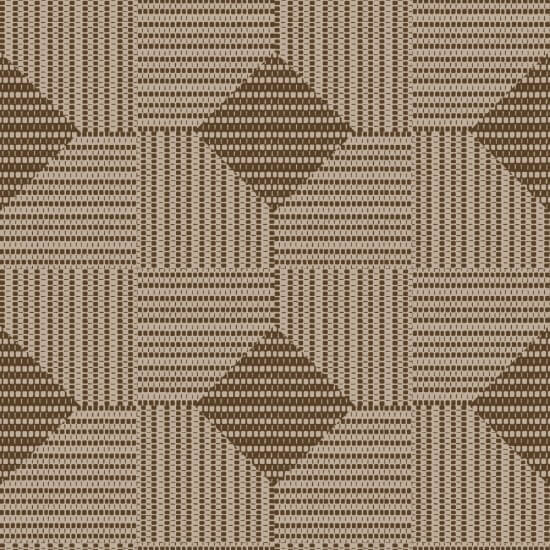 Woven Basket Ashen Walnut Wallpaper