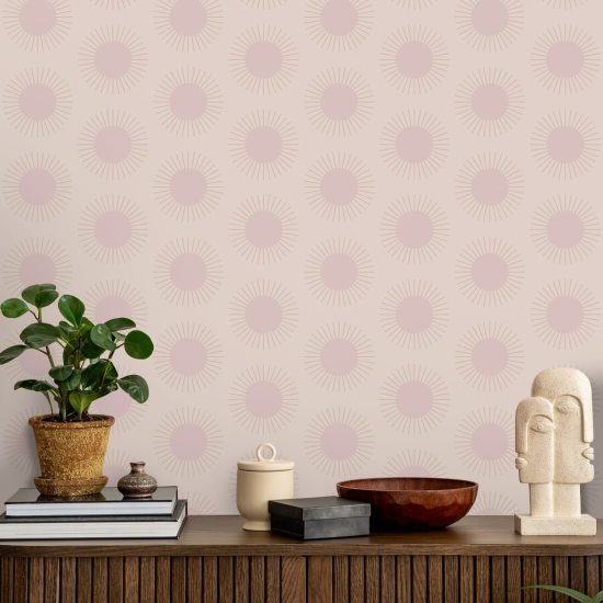 Sunburst Pink Dreams Bakgrund
