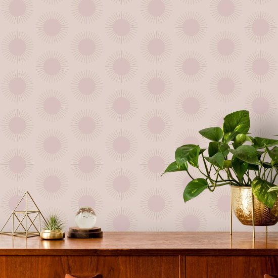 Coucher de soleil Papier peint Pink Dreams