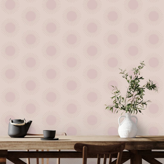 Coucher de soleil Papier peint Pink Dreams