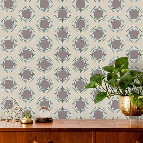 Sunburst Pruimenbehang