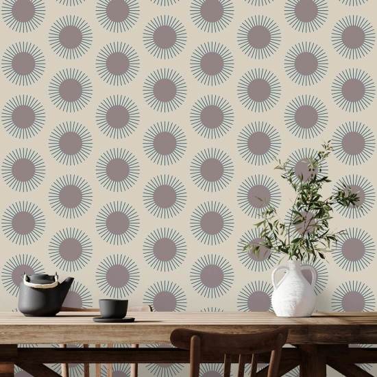 Sunburst Pruimenbehang