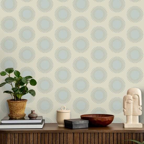 Solutbrudd Solar Blue Bakgrunn