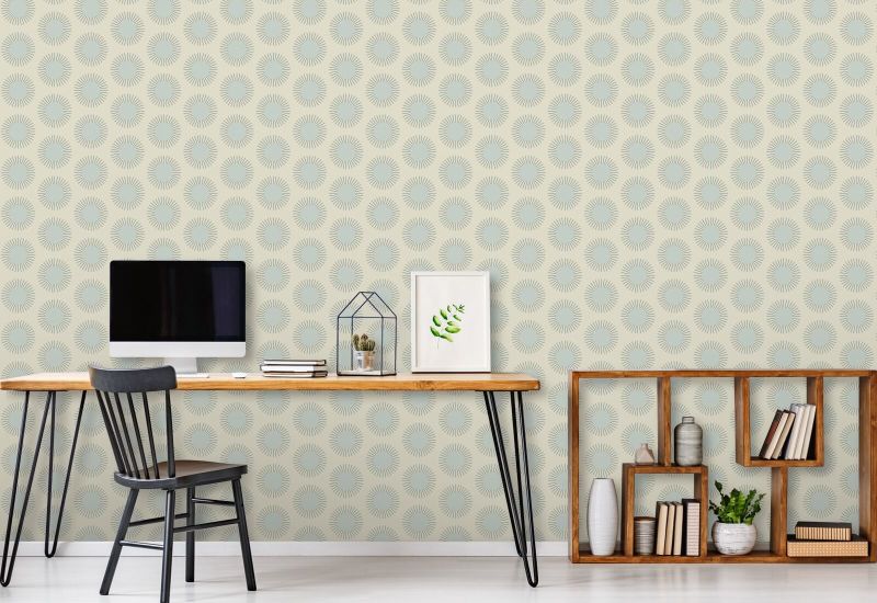 Solutbrudd Solar Blue Bakgrunn