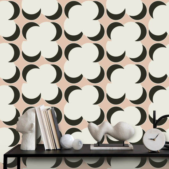 Offset Carta da parati Blush