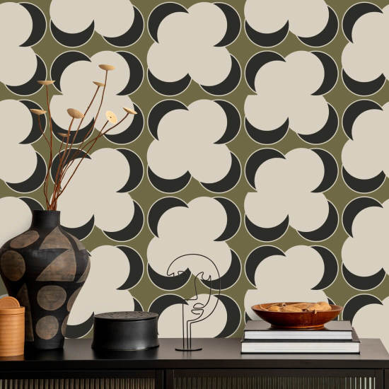 forskyvning Olive Linen Bakgrunn