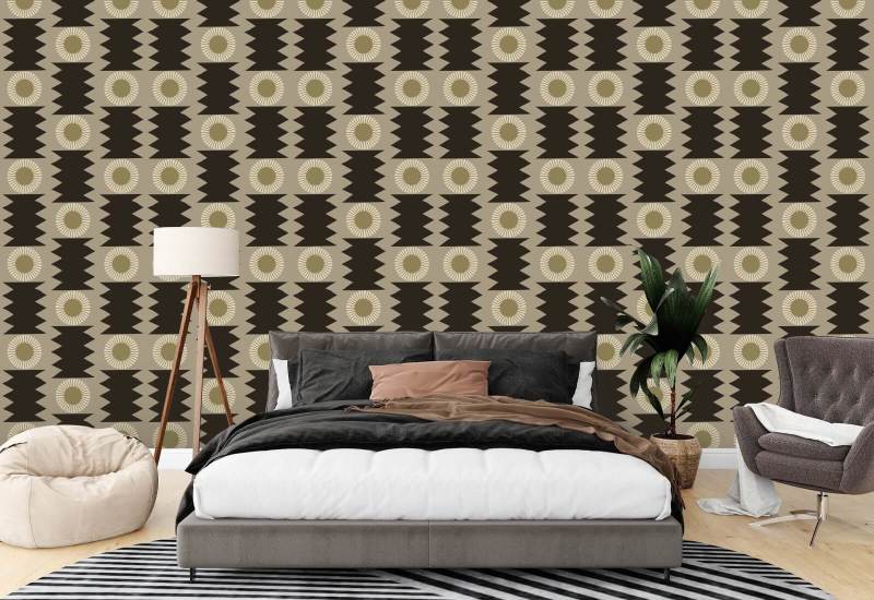 Piedra seca Papel pintado de estuco