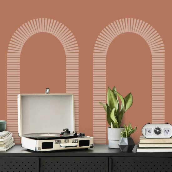 Kolonnade Brown Clay Bakgrunn