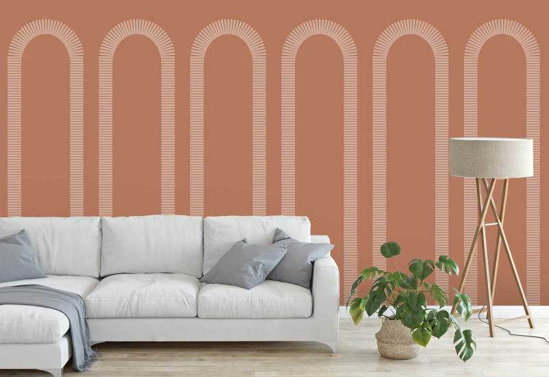 Kolonnade Brown Clay Bakgrund