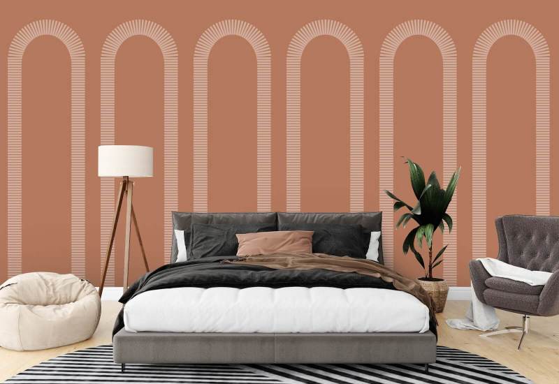 Kolonnade Brown Clay Bakgrunn