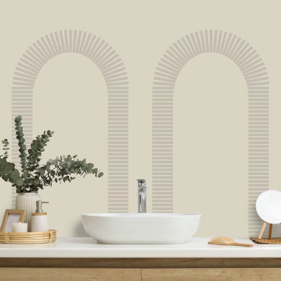 Columnata Papel pintado de lino