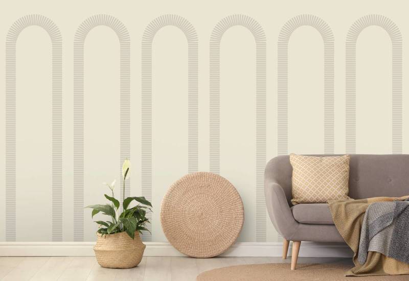 Colonnade Linen Wallpaper