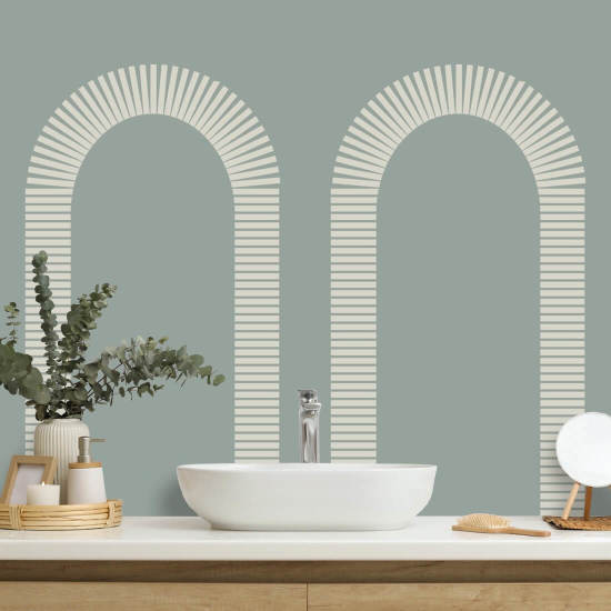 Colonnade Papier peint Powder Ash