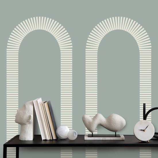 Colonnade Powder Ash Wallpaper