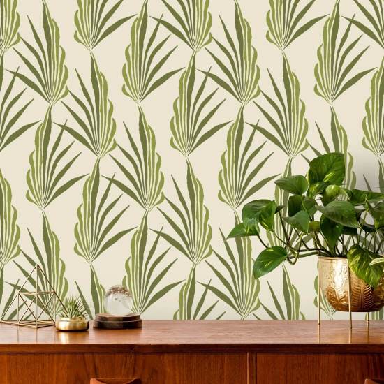 Areca-Palme Grünes Blatt-Hintergrundbild