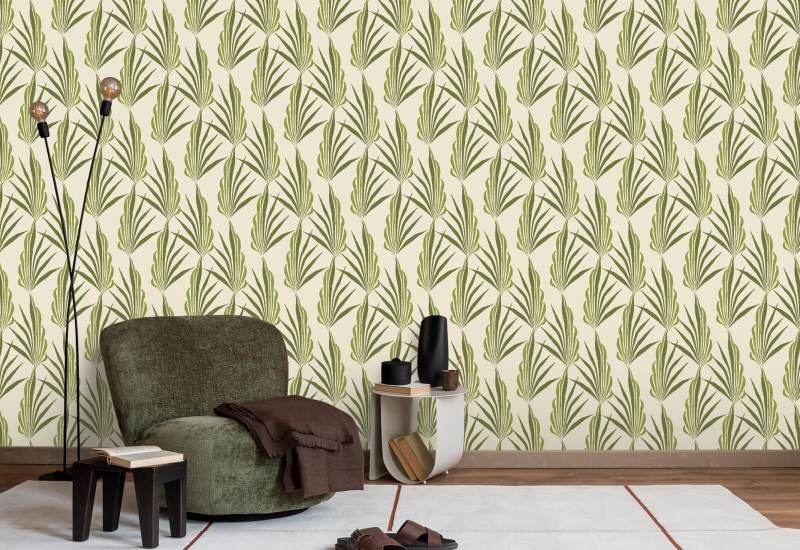 Areca Palm Green Leaf Wallpaper
