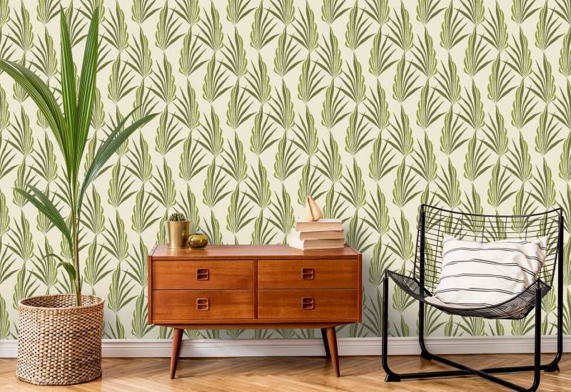 Areca Palm Green Leaf Wallpaper