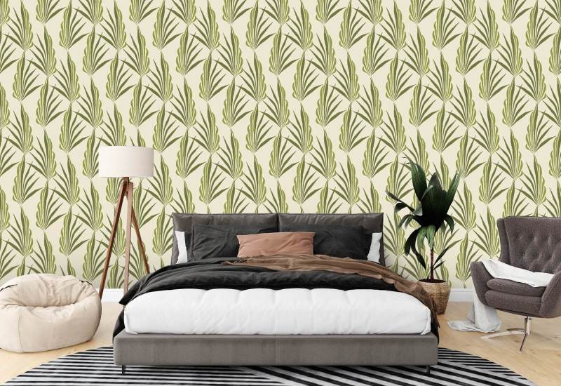 Areca-Palme Grünes Blatt-Hintergrundbild