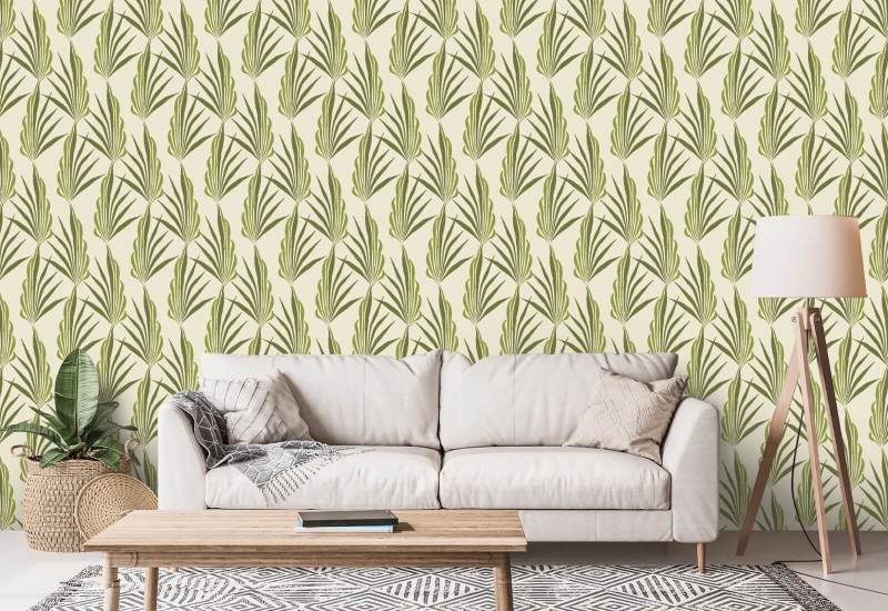 Areca Palm Green Leaf Wallpaper