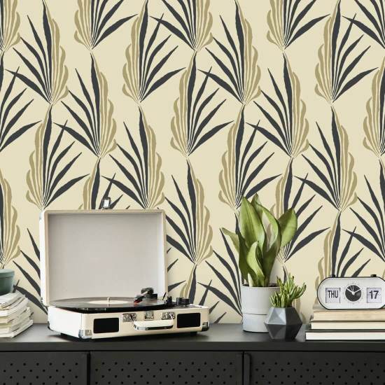 Palmier Areca Papier peint Pale Sun