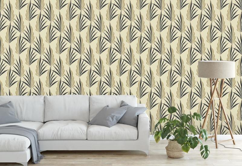 Areca Palm Pale Sun Wallpaper