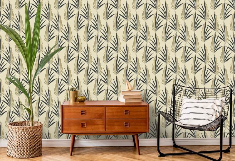 Areca palme Pale Sun Baggrund