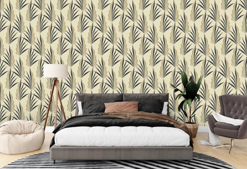 Palmeira Areca Papel de parede Pale Sun