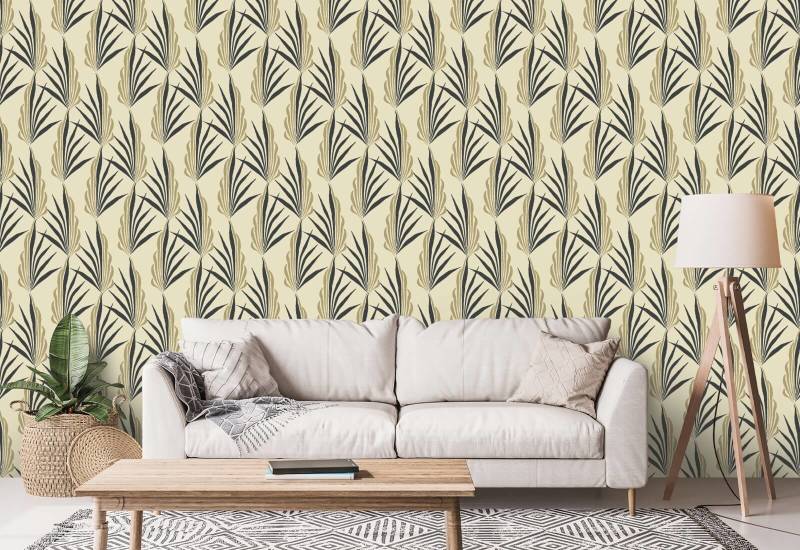 Areca Palm Pale Sun Wallpaper