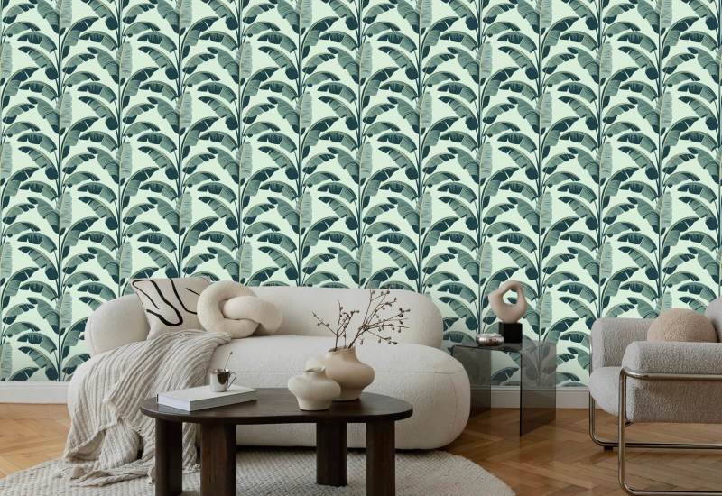 Bananenblatt Grünes Hintergrundbild