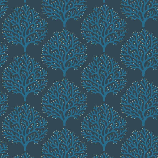 Coral de praia Papel de parede Midnight Sky