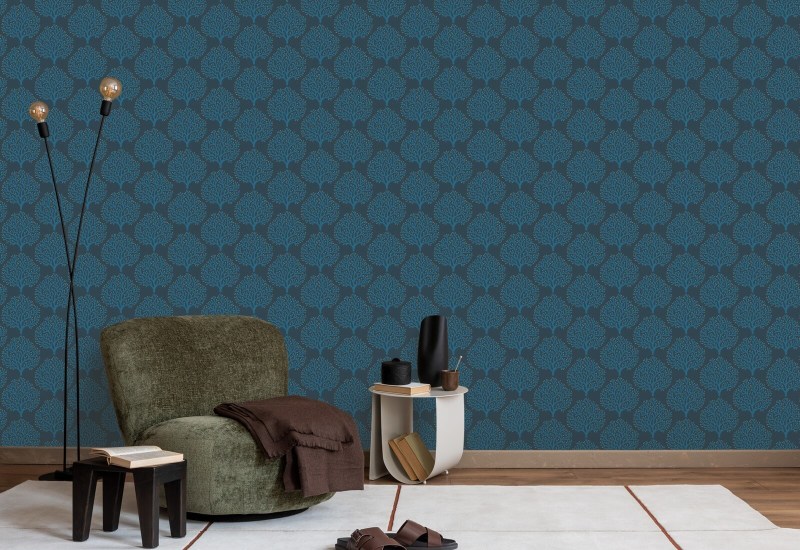 Coral de praia Papel de parede Midnight Sky