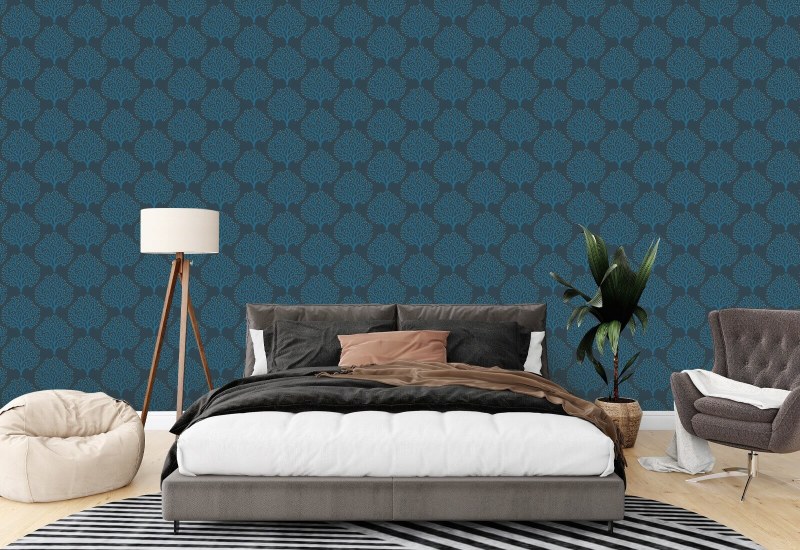 Coral de praia Papel de parede Midnight Sky