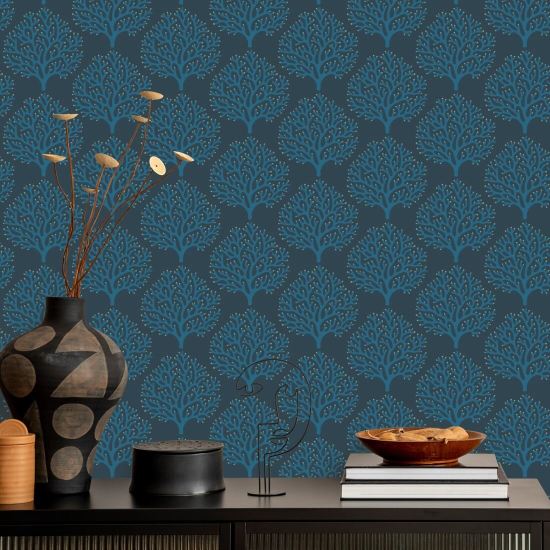 Strand koral Midnight Sky Baggrund