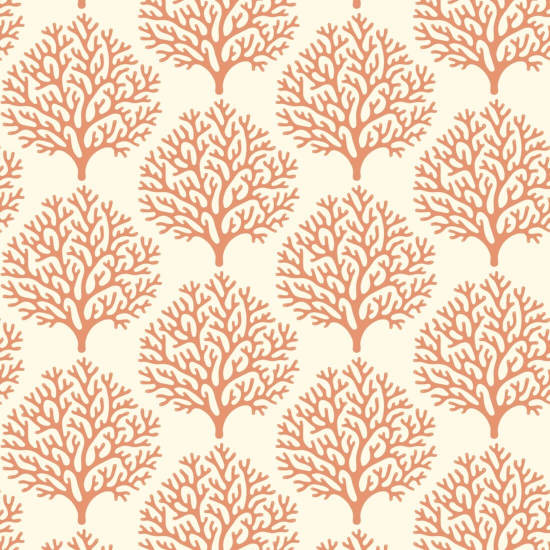Coral de plage Papier peint Red Clay