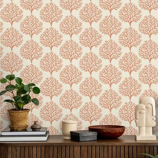 Strand koral Red Clay Baggrund