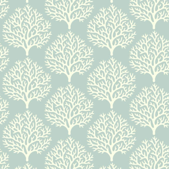 Coral de praia Papel de parede verde marinho