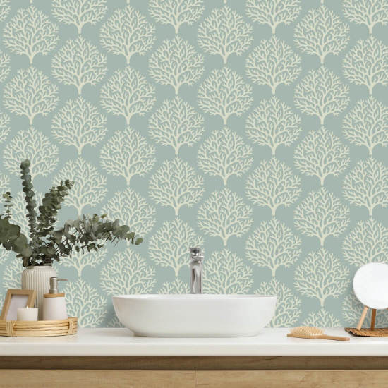 Strand Korall Sea Green Bakgrunn